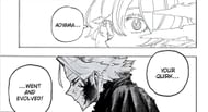 Toru revealing that Aoyama's Quirk evolved in chapter 400 of the manga series (Image via Shueisha/Kohei Horikoshi)